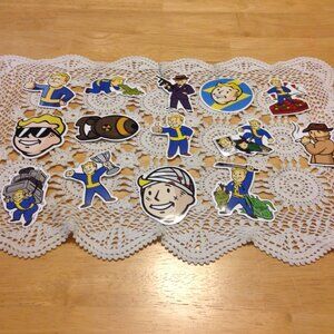 Fallout Game stickers for cellphone, locker, crafts, hydration bottles, etc